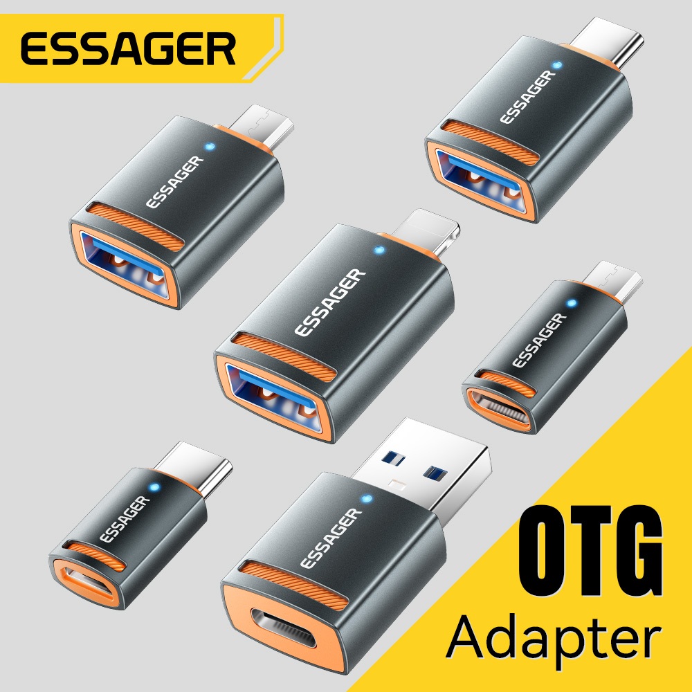 Essager OTG Converter Mini Type C to USB / USB To Type C /Micro to Type-c / Type-c to Micro/ USB To 