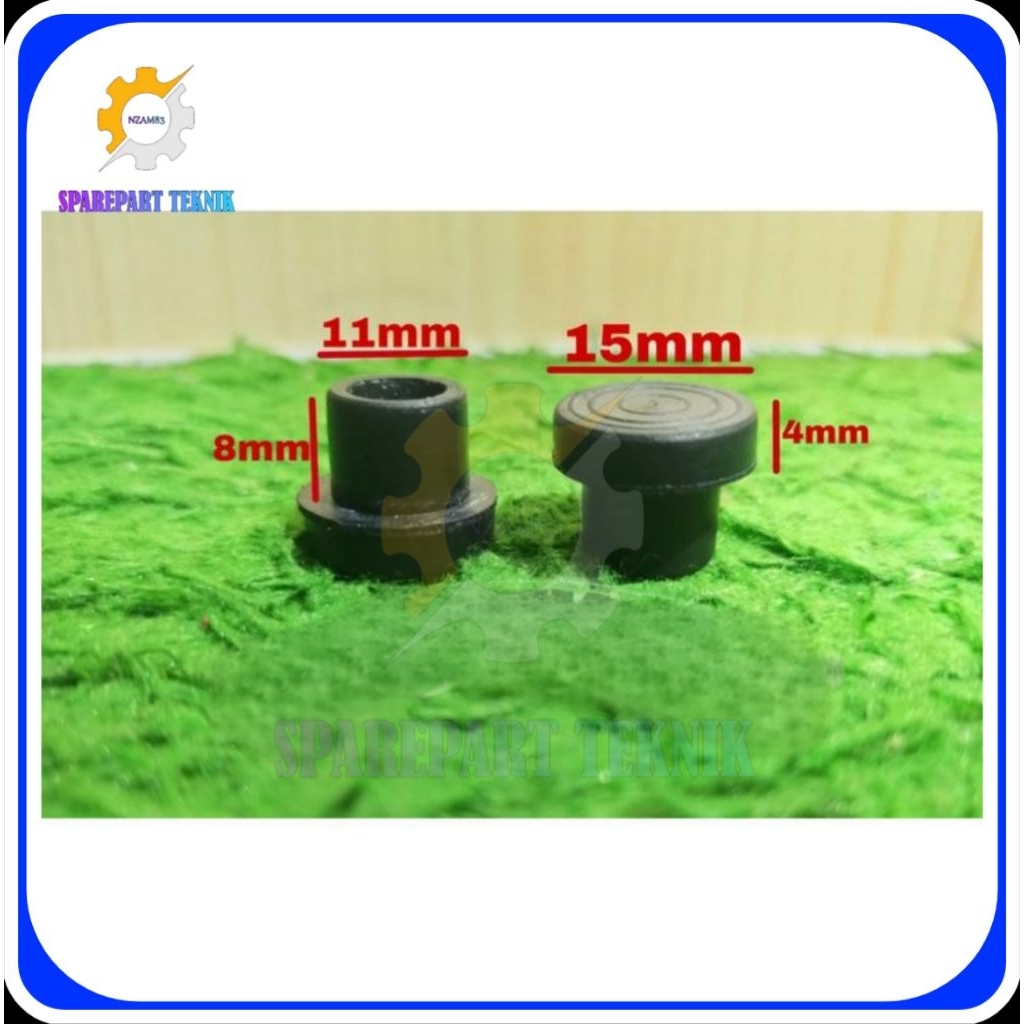 Karet dop ½ inch tutup pipa besi bulat kaki meja/kursi