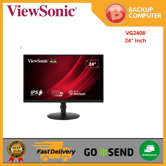 MONITOR VIEWSONIC VG2408 24" INCH IPS FHD (1920x1080)