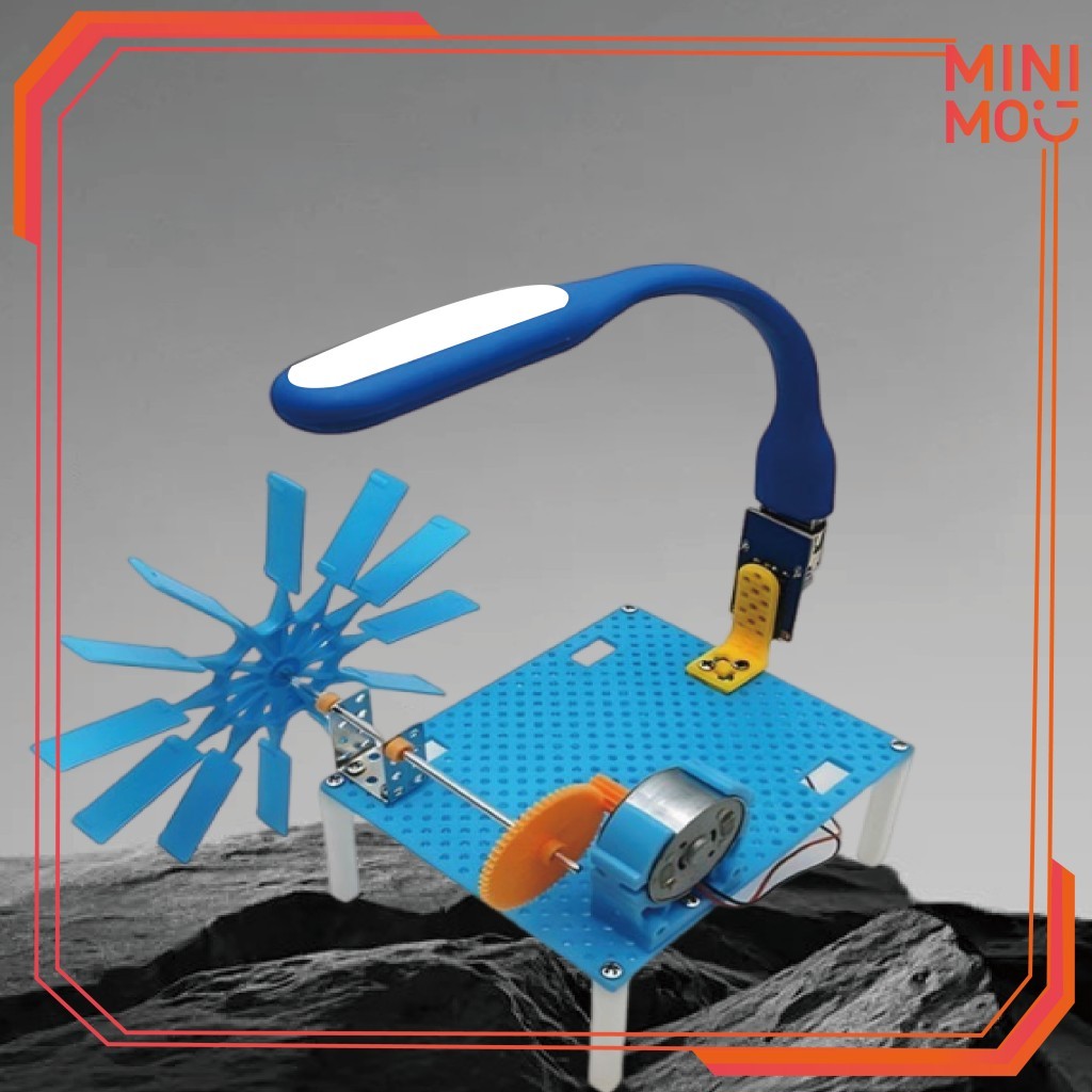 Alat Peraga PLTA Mini Kit Turbin Air Generator Listrik Tenaga Air Edukasi Anak Eksperimen Sains Seko