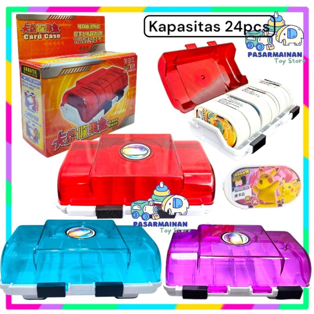 Kotak Mezatag Pokemon Tempat Penyimpanan Casing Card Mezastar Pokemon 24Tag