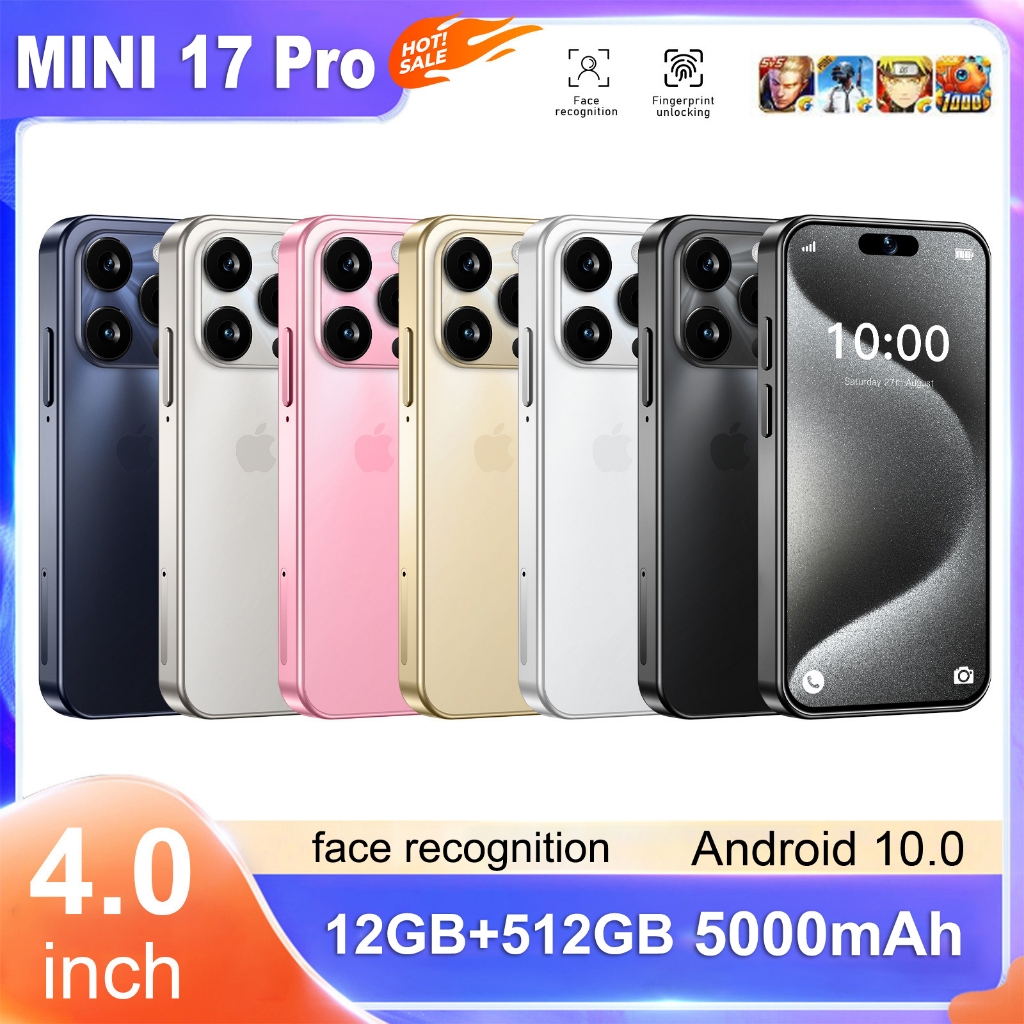 【Bisa COD】HP Mini17Pro ram12/512GB 5G Smartphone android12 jaringan 5G Garansi Termurah