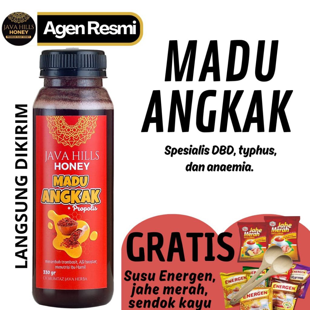 

JAVA HILLS HONEY MADU ANGKAK - DBD, TROMBOSIT HB RENDAH, ANEMIA