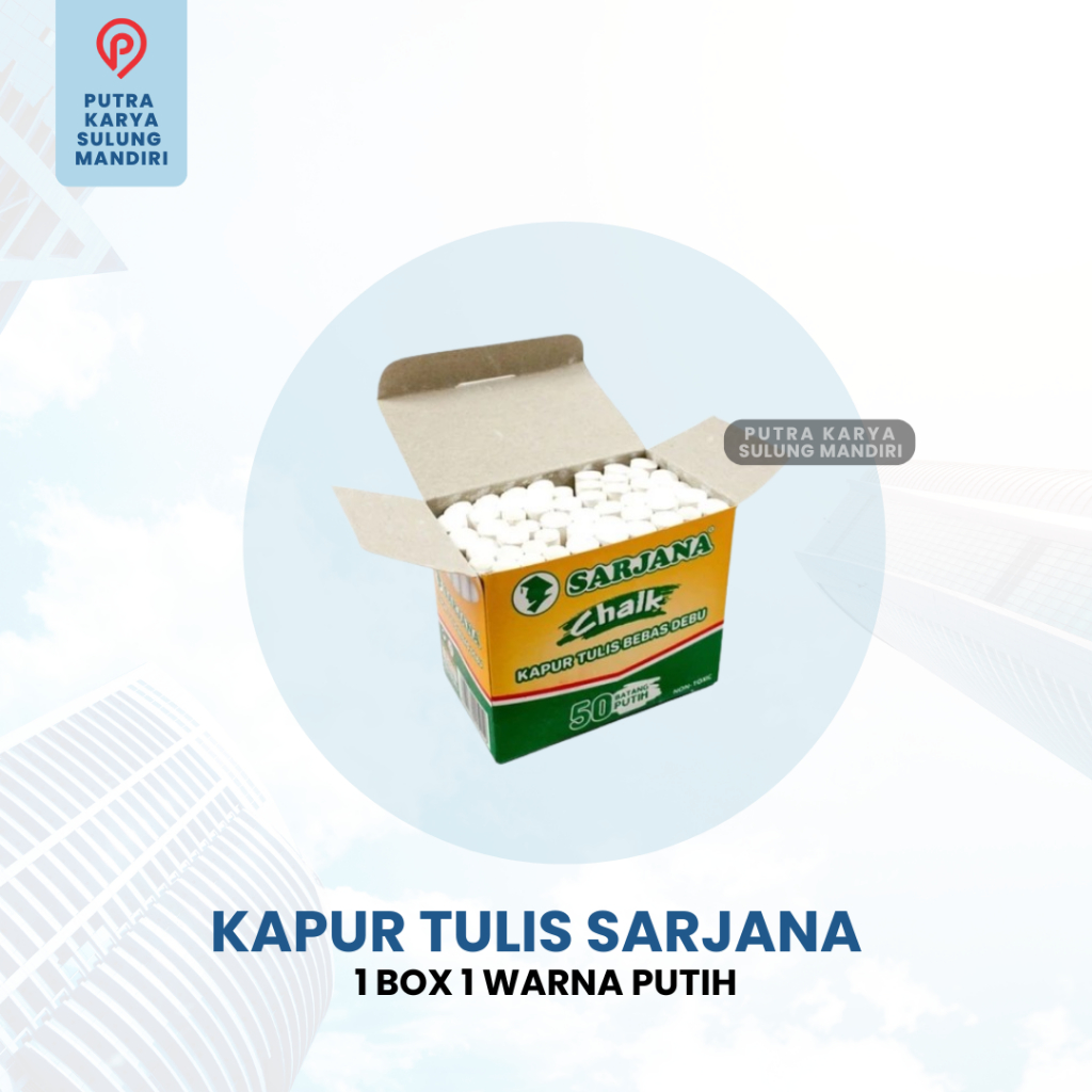 

Sarjana Chalk Kapur Tulis Bebas Debu