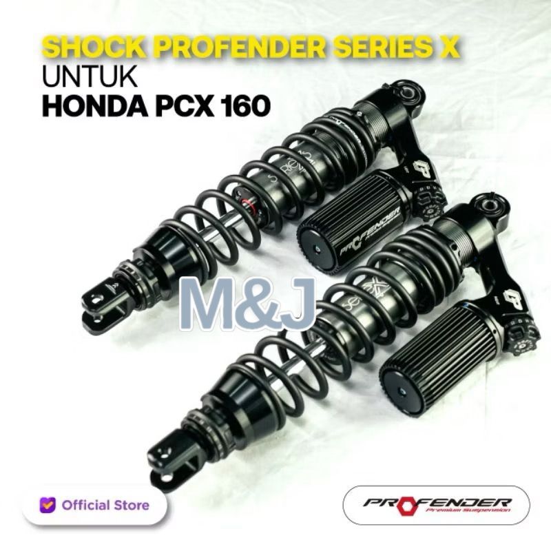 SHOCK BELAKANG PROFENDER X SERIES PNP UNTUK PCX NEW 160 SHOCK TABUNG PCX 160 MONOSHOCK PCX 16O ORIGI