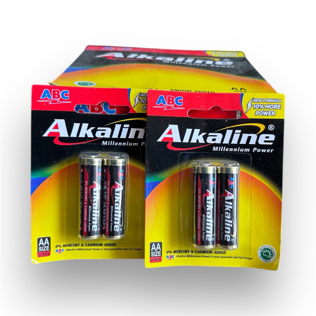 BATERAI ALKALINE ABC AA / A2 ISI 2PCS BATERAI ABC ALKALINE A2