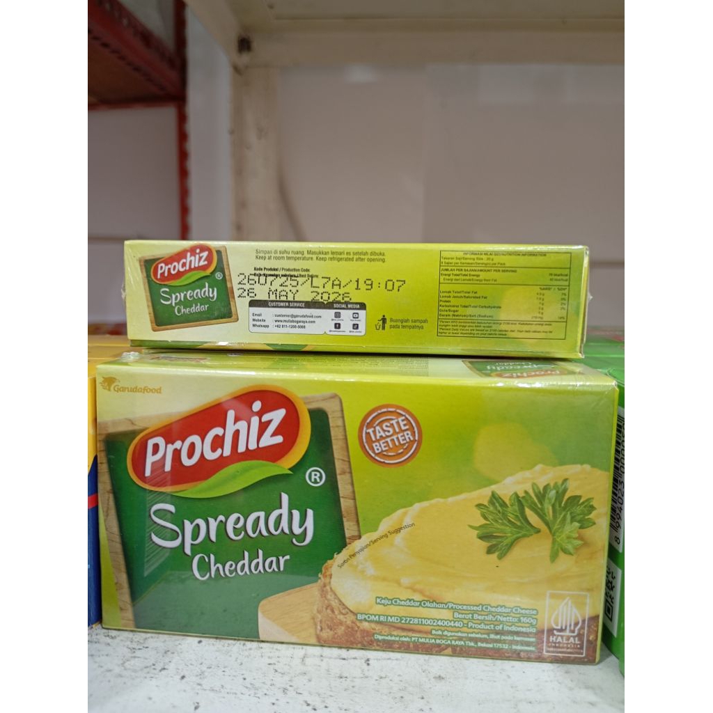 

PROCHIZ Spready Keju Oles Serbaguna 160g