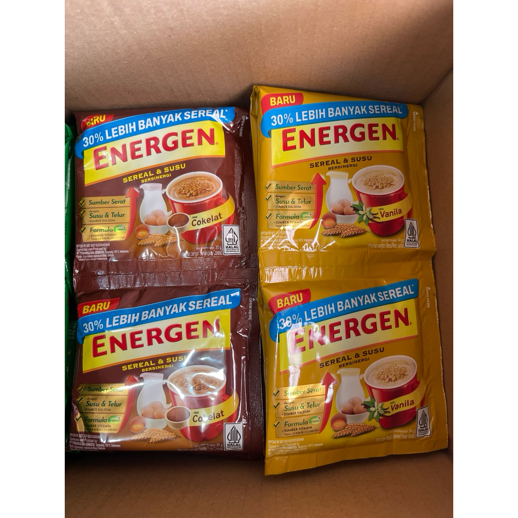 

ENERGEN SEREAL & SUSU All varian 1renceng (10pcs)