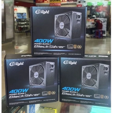POWER SUPPLY ENLIGHT 400W BLACK SILVER 80+ BRONZE/PSU ENLIGHT/PSU 400WATT