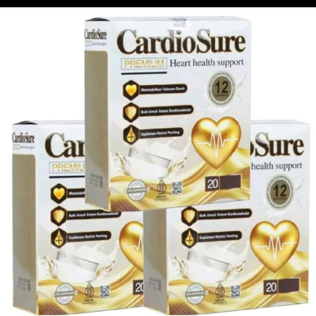 

CARDIOSURE OFFICIAL STOTE ASLI 3 BOX SUSU BUBUK MURNI HERBAL