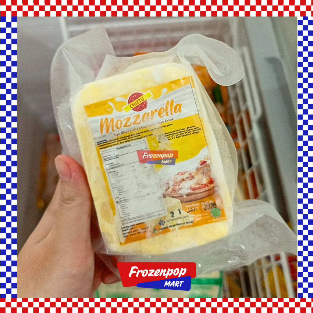 

Chizzu Keju Mozzarella 250gr Mozarella Cheese [INSTANT MALANG]