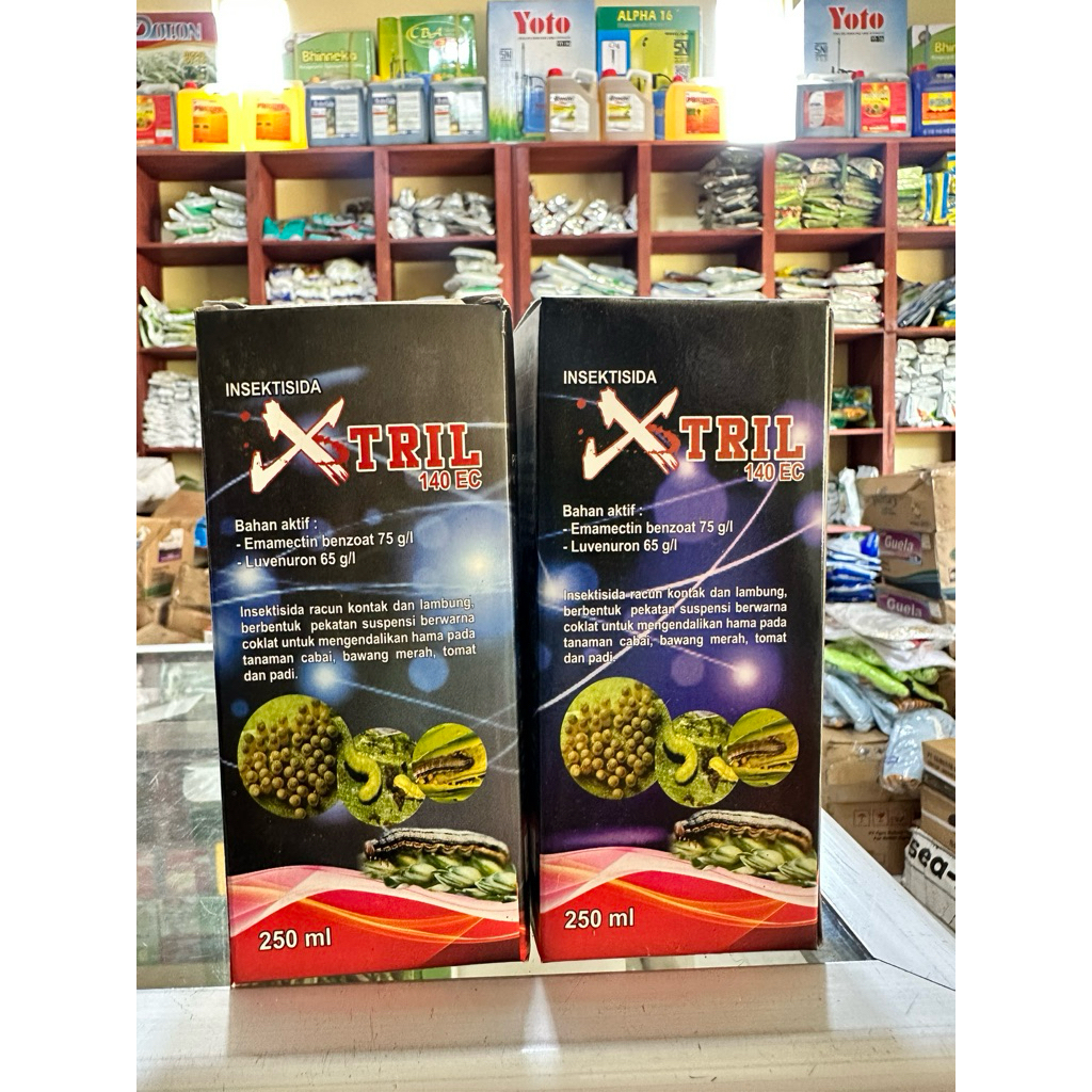 INSEKTISIDA XTRIL 140EC 250ml - Pembasmi ulat grayak ulat bor dan semua jenis ulat