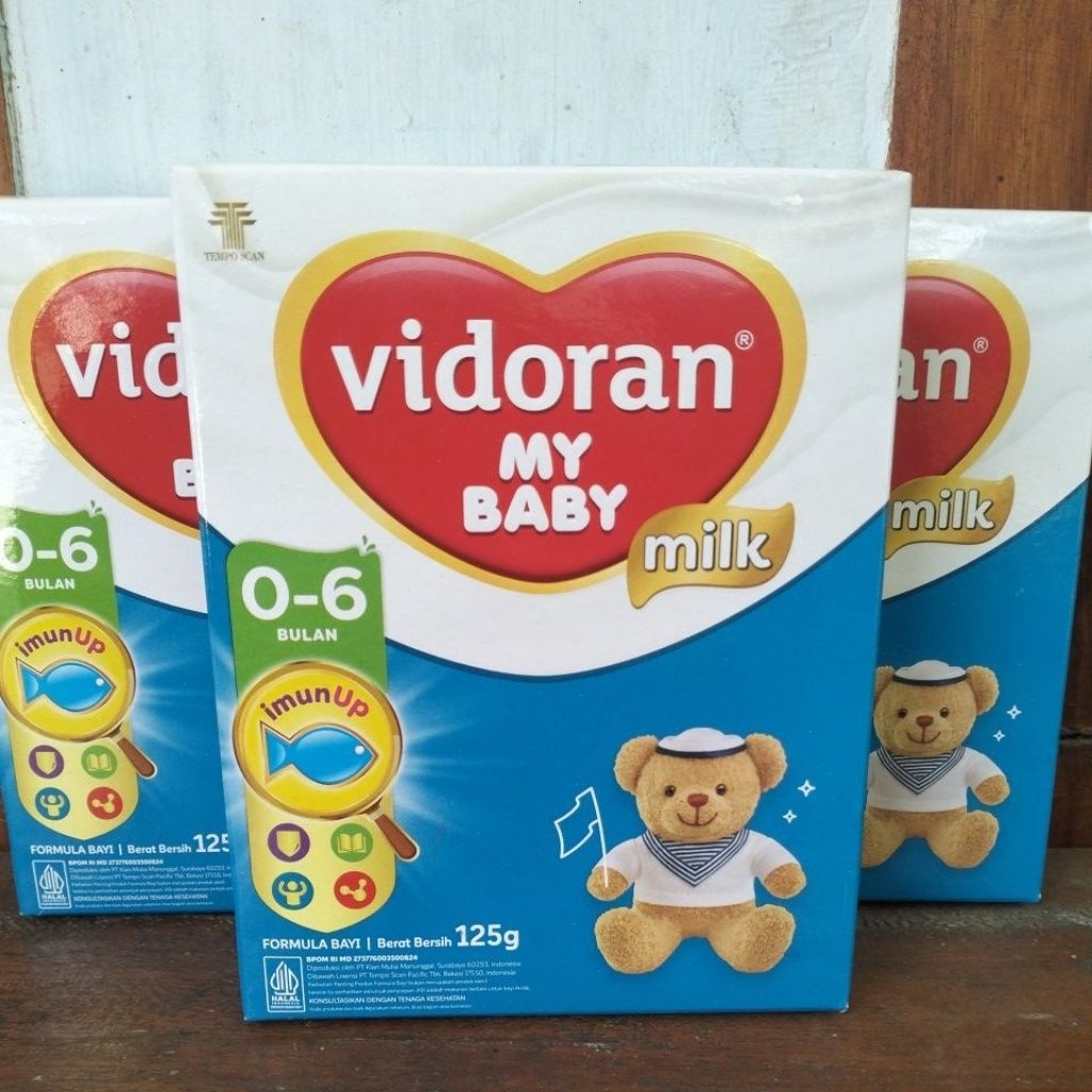 SUSU VIDORAN 0-6 BULAN KEMASAN 125GR