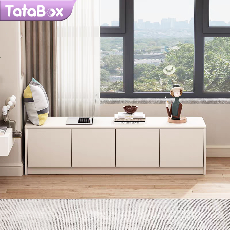 Meja Tv Kecil Minimalis/Kamar/Aesthetic/160cm 180cm Rak Tv Dari Kayu/Lemari Tv Estetik Minimalis