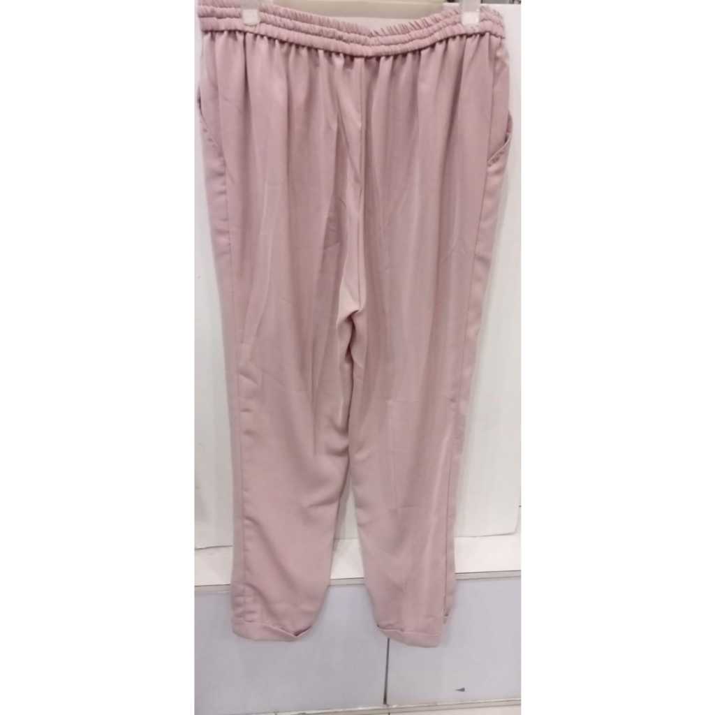 Zoya DERA Pants celana panjang  celana kantor bawahan BABY PINK zoya celana rayon