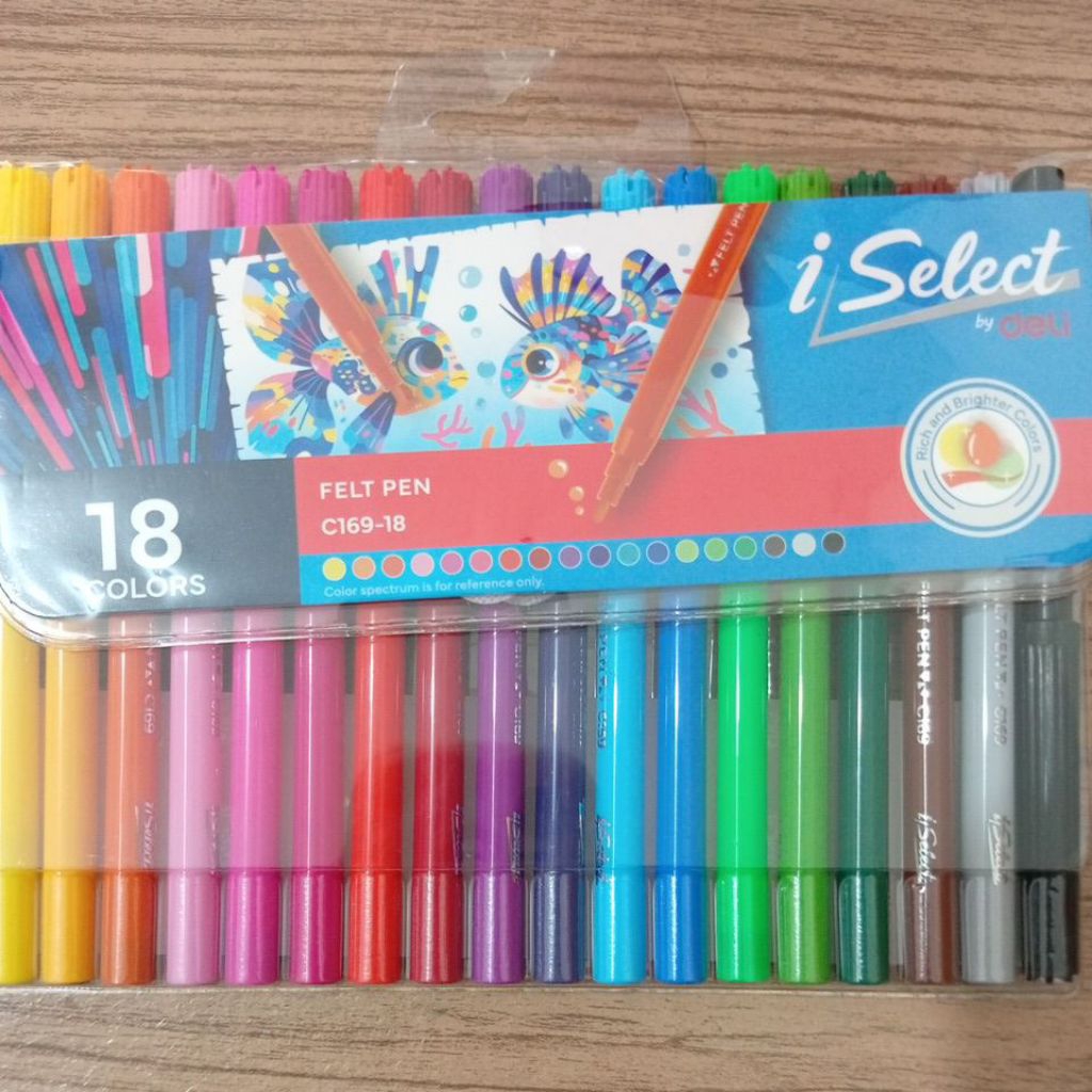 

Felt Pen Deli 18 Warna
