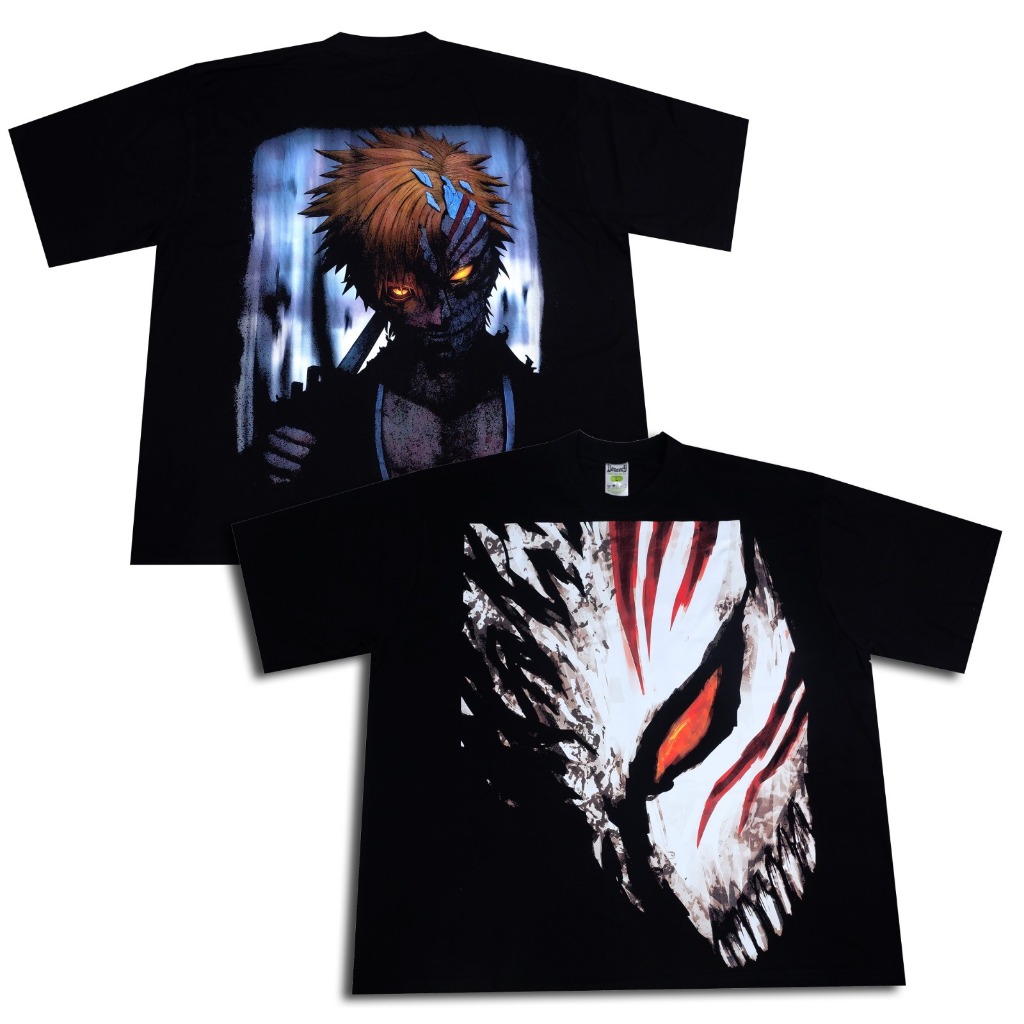 Kurosaki Ichigo Bleach Movie Game Anime Manga T-shirt Bootleg Vintage Oversize