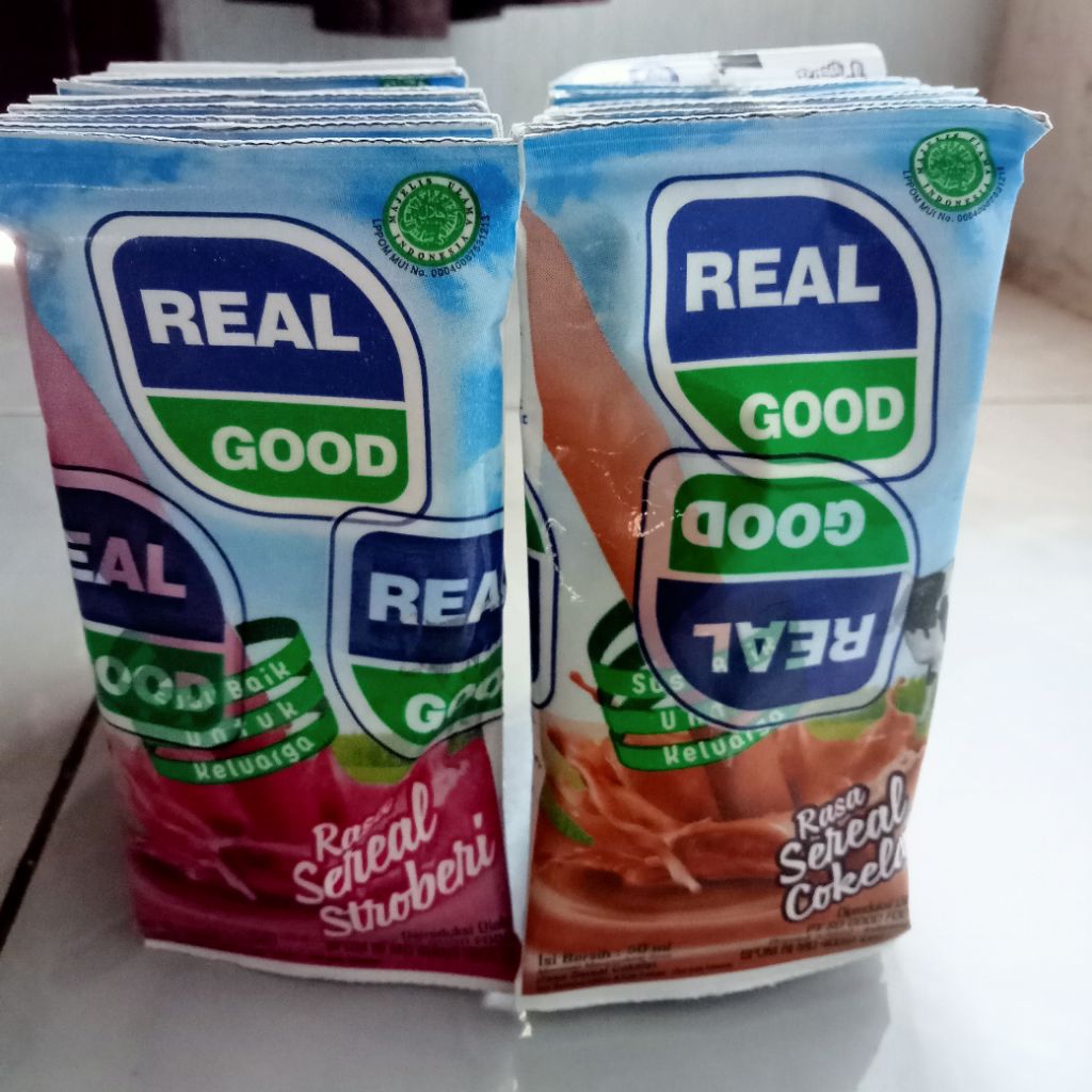 

REAL GOOD RASA STRAWBERRY DAN COKLAT/PACK ISI 10 PCS