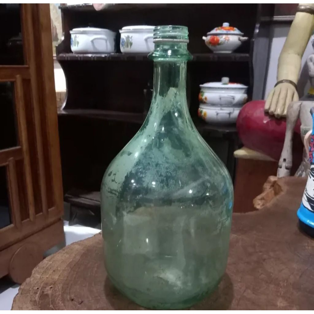 BOTOL KACA ANTIK ASLI KUNO