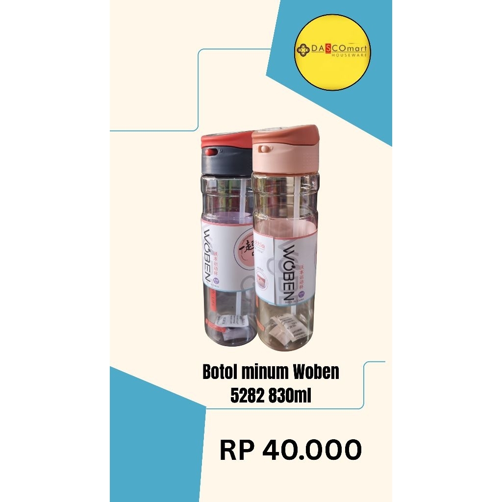 Botol Minum Woben 5282 830ml