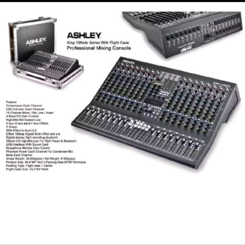 Mixer Ashley king 16 note