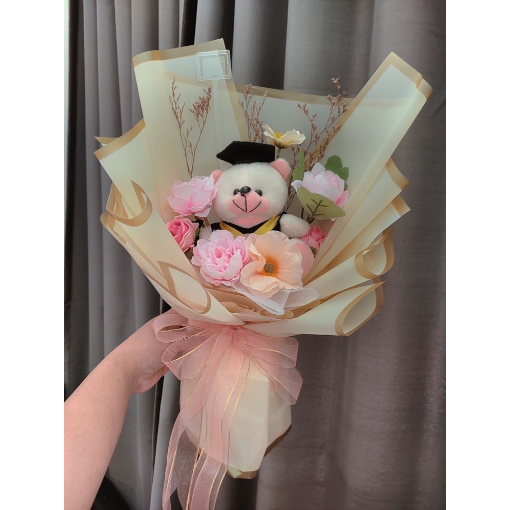 SWEET LEN'S BOUQUET - BUKET ARTIFICIAL | GRADUATION BOUQUET | BUKET WISUDA TANGERANG