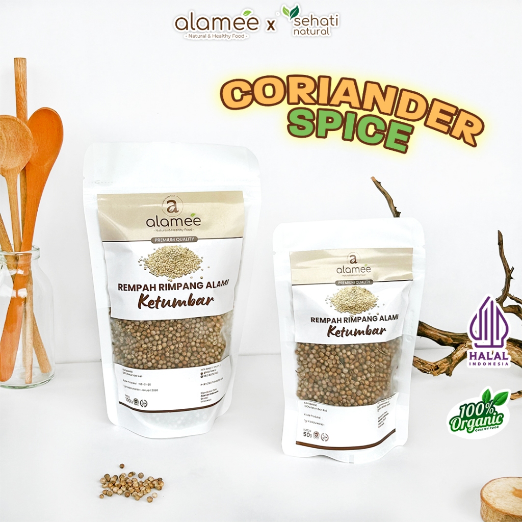 

Ketumbar Organik Coriander Seed Biji Utuh Rempah Rimpang Alami Siap Saji 50 Gr