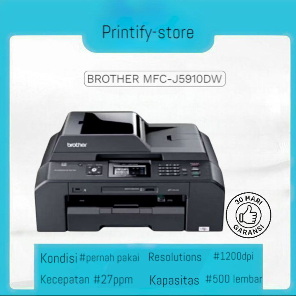 printer brother mfc-j5910DW printer color A3