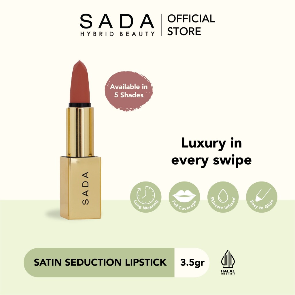 SADA Satin Seduction Lipstick - Bisa di Tulis Nama