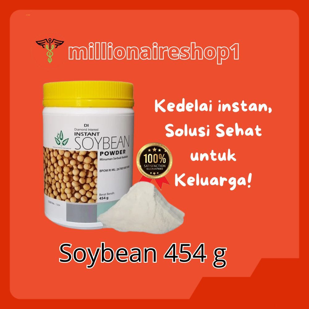 

SUSU KEDELAI BUBUK DIAMOND INTEREST/INSTANT SOYBEAN POWDER 454 g