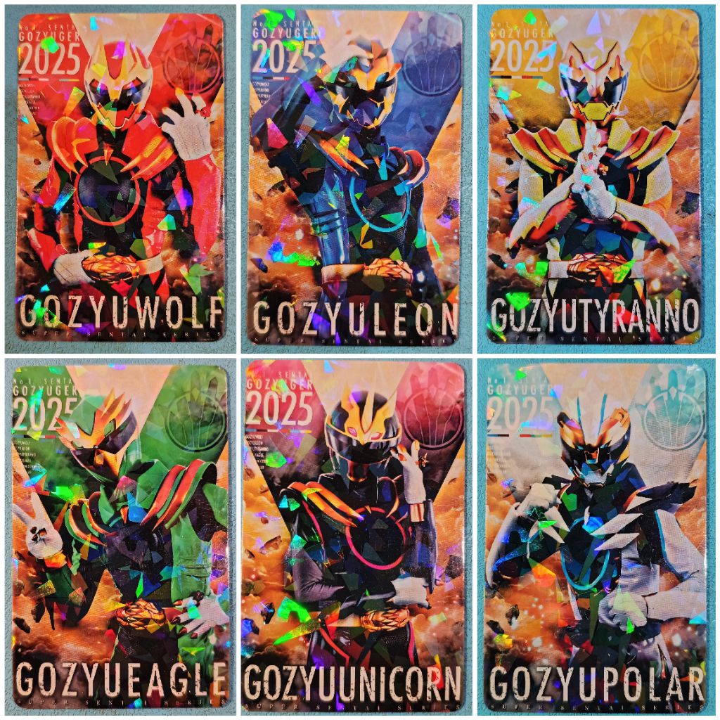Photocard No.1 Sentai Gozyuger — Lomocard