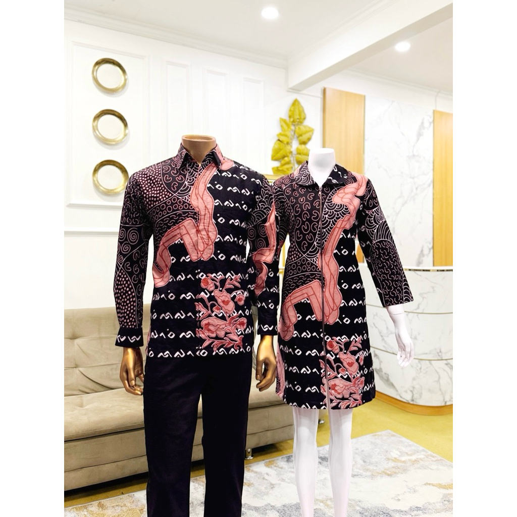 Couple Batik Sarimbit Kode AS Lagosi 1 & 2 by Batik Lanang Mamez Batik Lontara Batik Makassar