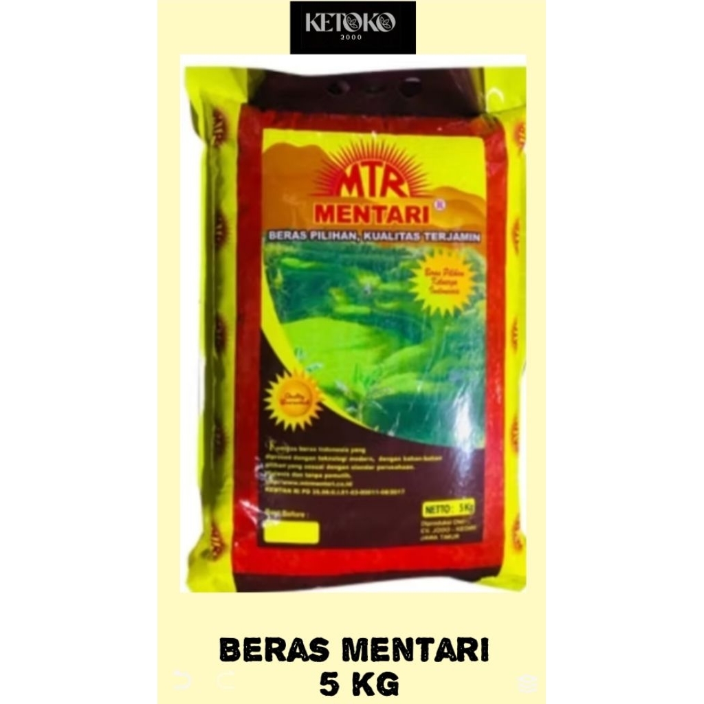

Beras cap Mentari 5 kg
