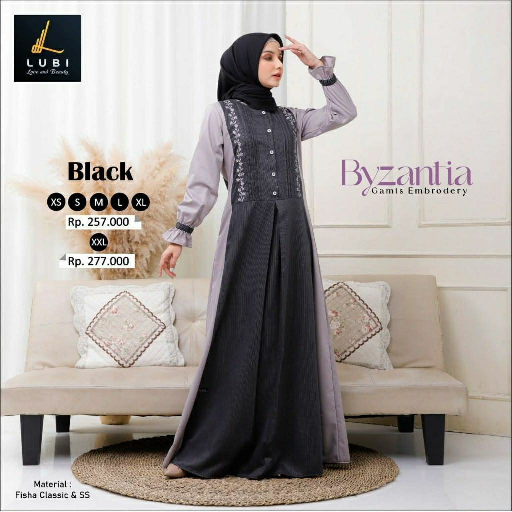 GAMIS BYZANTIA BLACK | GAMIS LUBI
