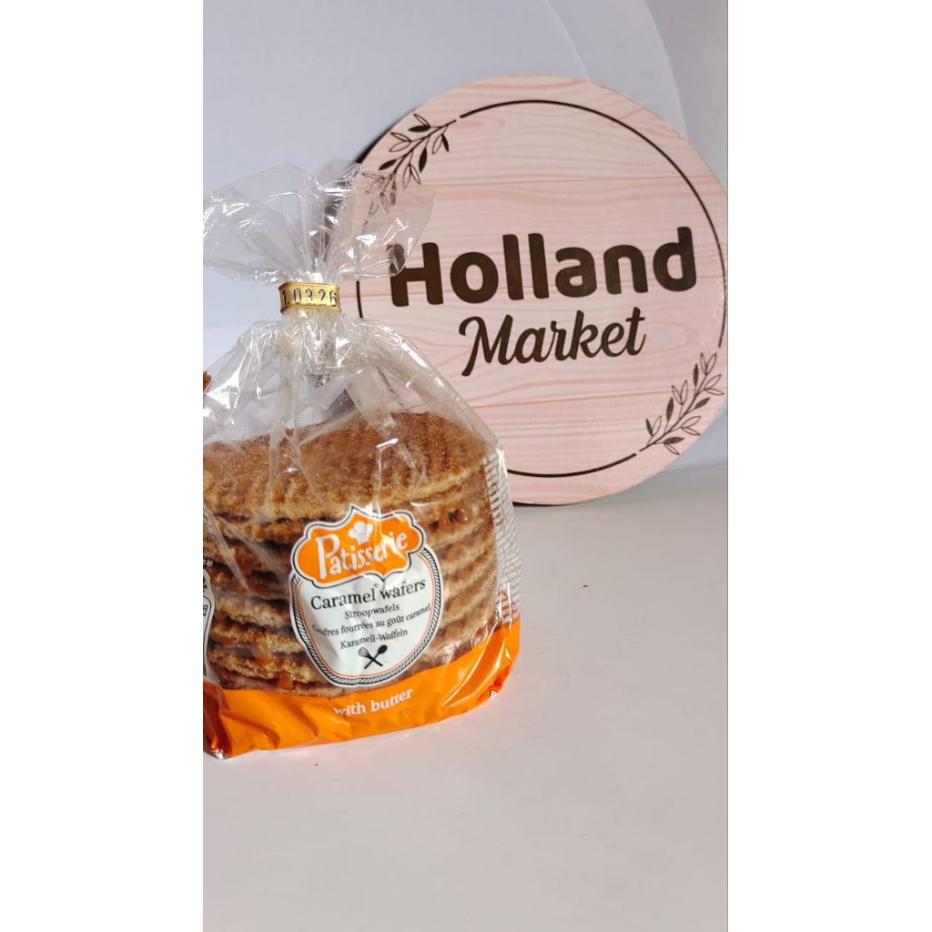 

STROOPWAFELS Patisserie caramel Wafers 400gr ORI BELANDA