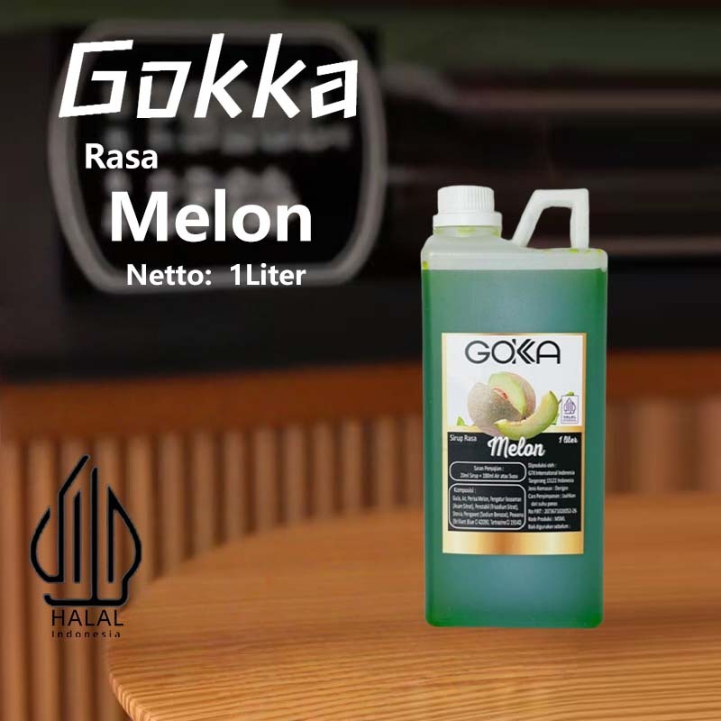 

Gokka Sirup Melon 1L - Minuman Segar Rasa Melon / Melon Syrup