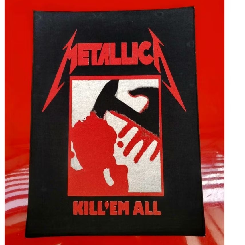 Backpatch Sablon METALLICA 30x40cm