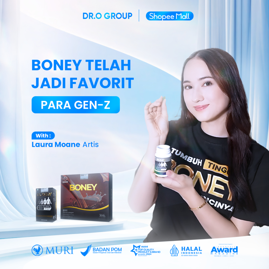 Dr O - Boney/Kapsul Peninggi Herbal (Bundling 4)