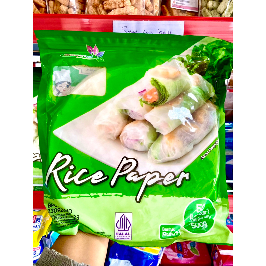 

Rice Paper Bulat Dan Kotak