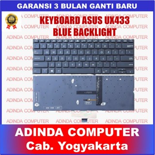 Keyboard Asus Zenbook 14 UX433 UX433FAW UX433FAC Blue Backlight