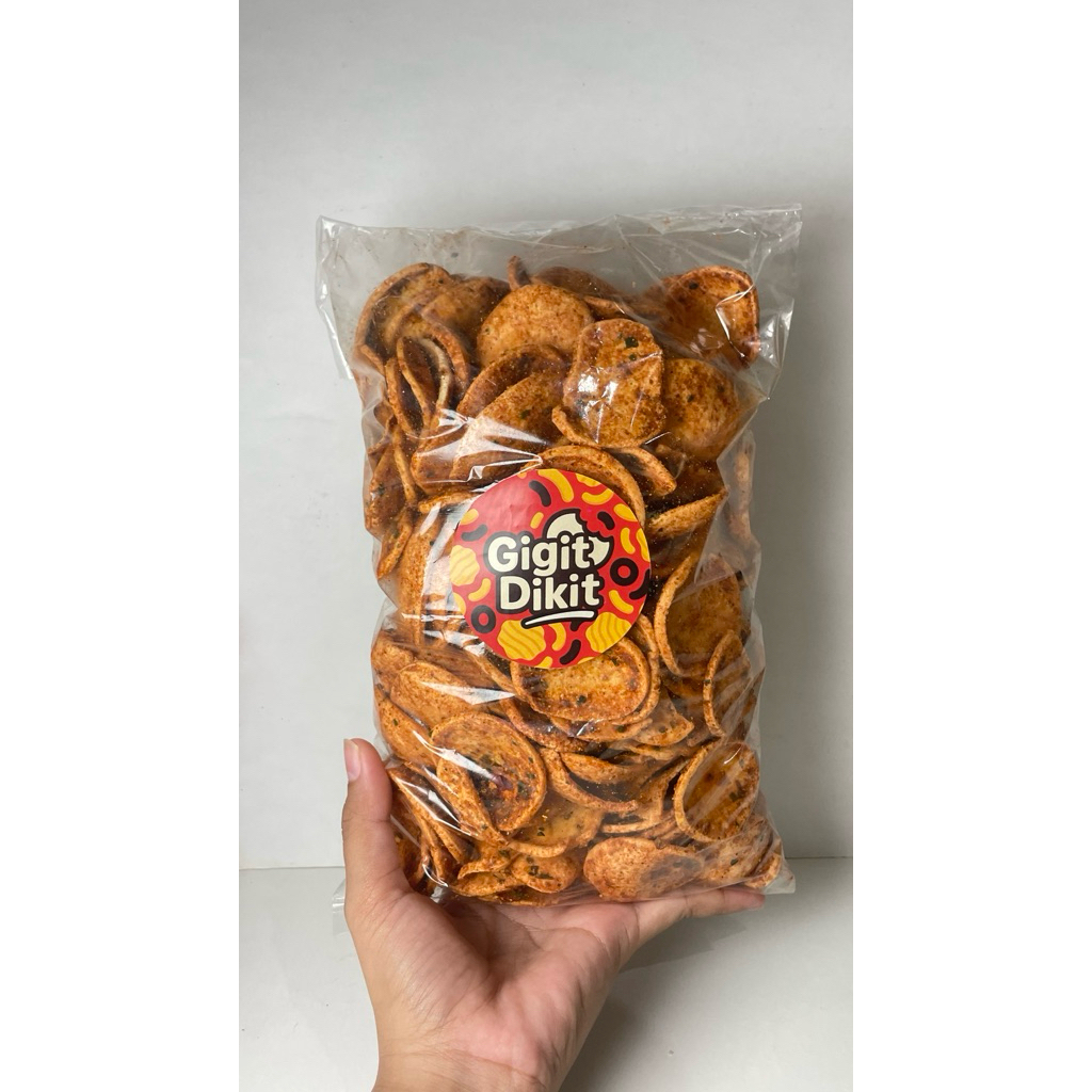 

TERLARIS !! Basreng koin pedas premium