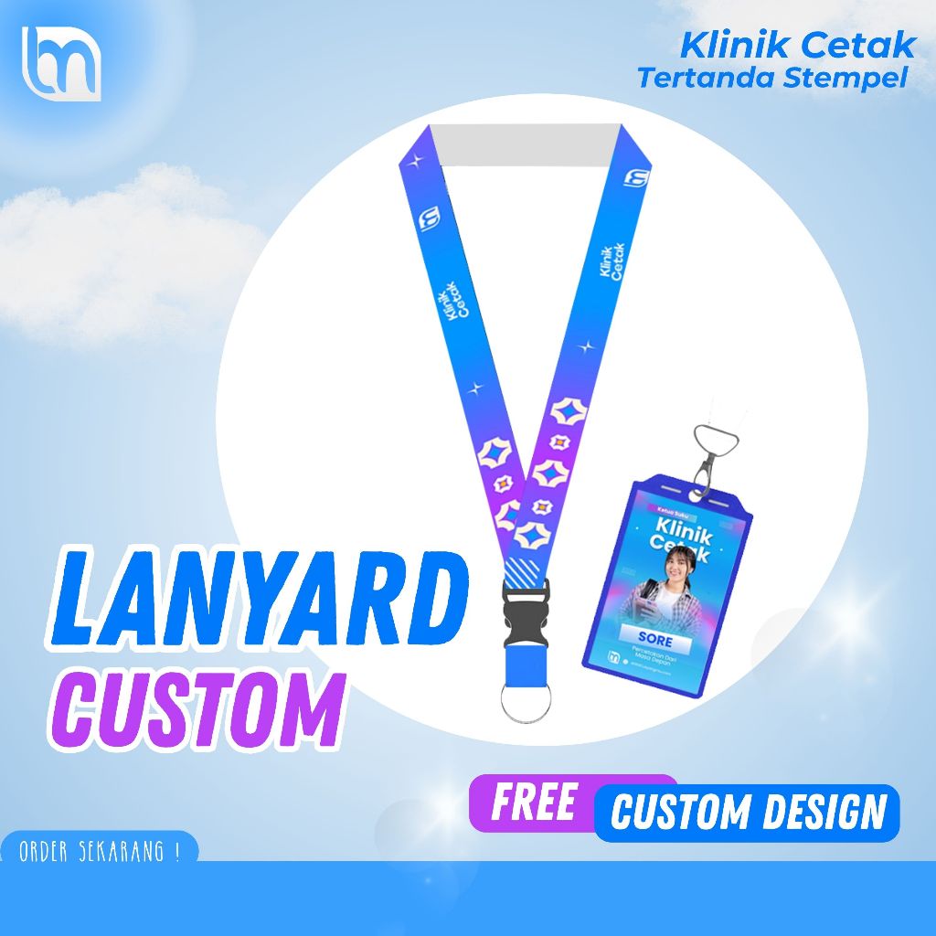 

lanyard custome murah satu paket