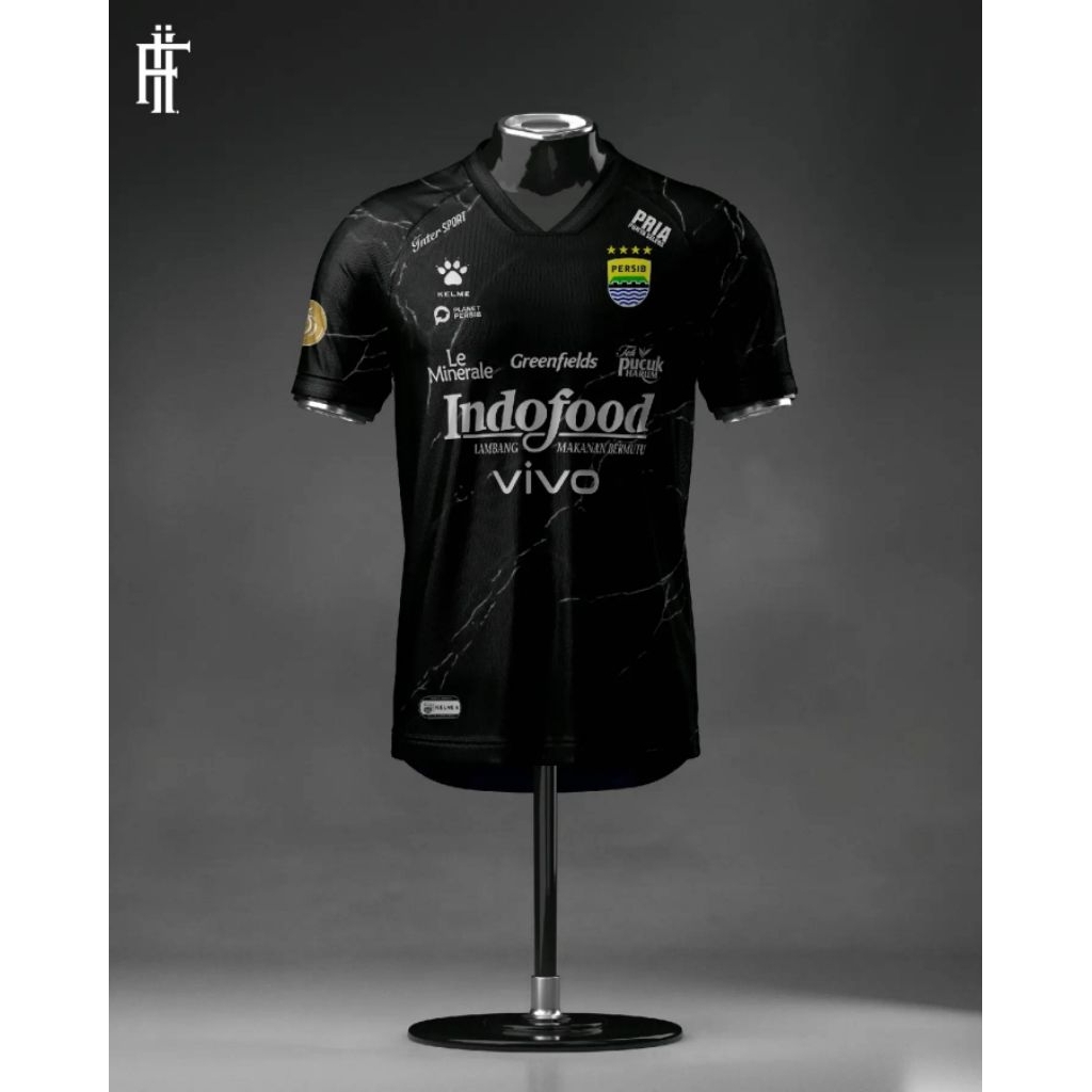 Jersey Persib Bandung Kelme Hitam 2025 2026