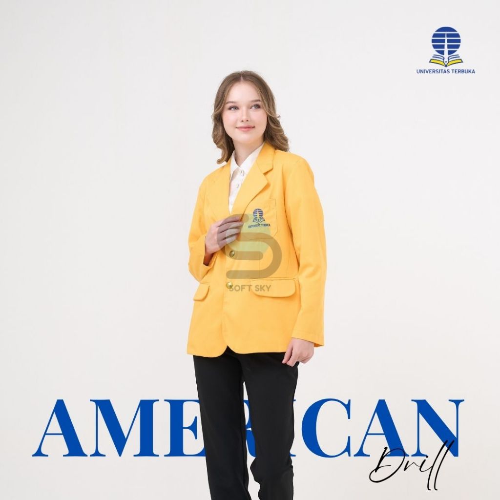 Almet Universitas Terbuka Original | Jas Almamater UT Resmi & Terbaru Murah