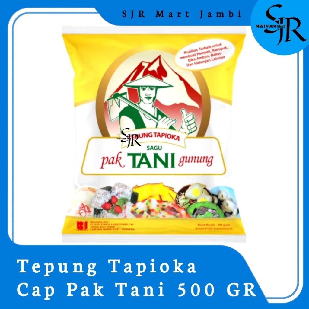 

[Tepung] Pak Tani Gunung - Tepung Tapioka/Sagu | Kemasan 500gr
