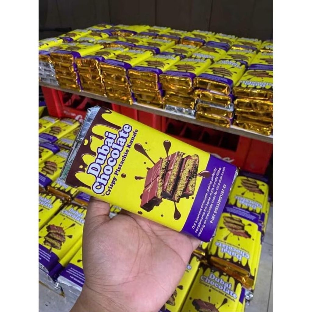 

(YANG ASLI) COKLAT DUBAI VIRAL PISTACHIO KUNAFEE/COKLAT DUBAI ASLI PAKE COKLAT ASLI