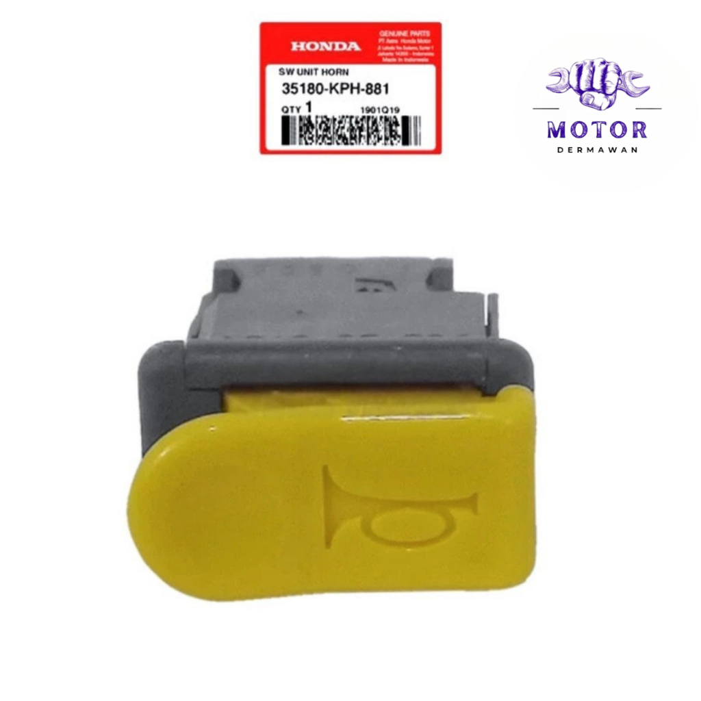 35180-KPH-881 ORIGINAL Tombol Klakson Karisma Supra x 125 Supra Fit New Vario Original Honda AHM