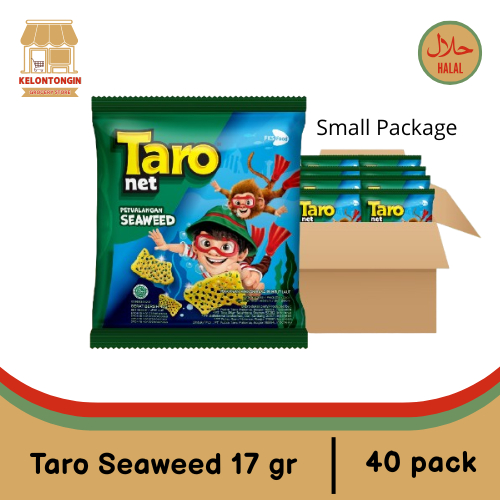 

Taro Snack Rasa Seaweed 1 Dus isi 40 pack / Camilan Enak Murah / Kemasan 17 gr