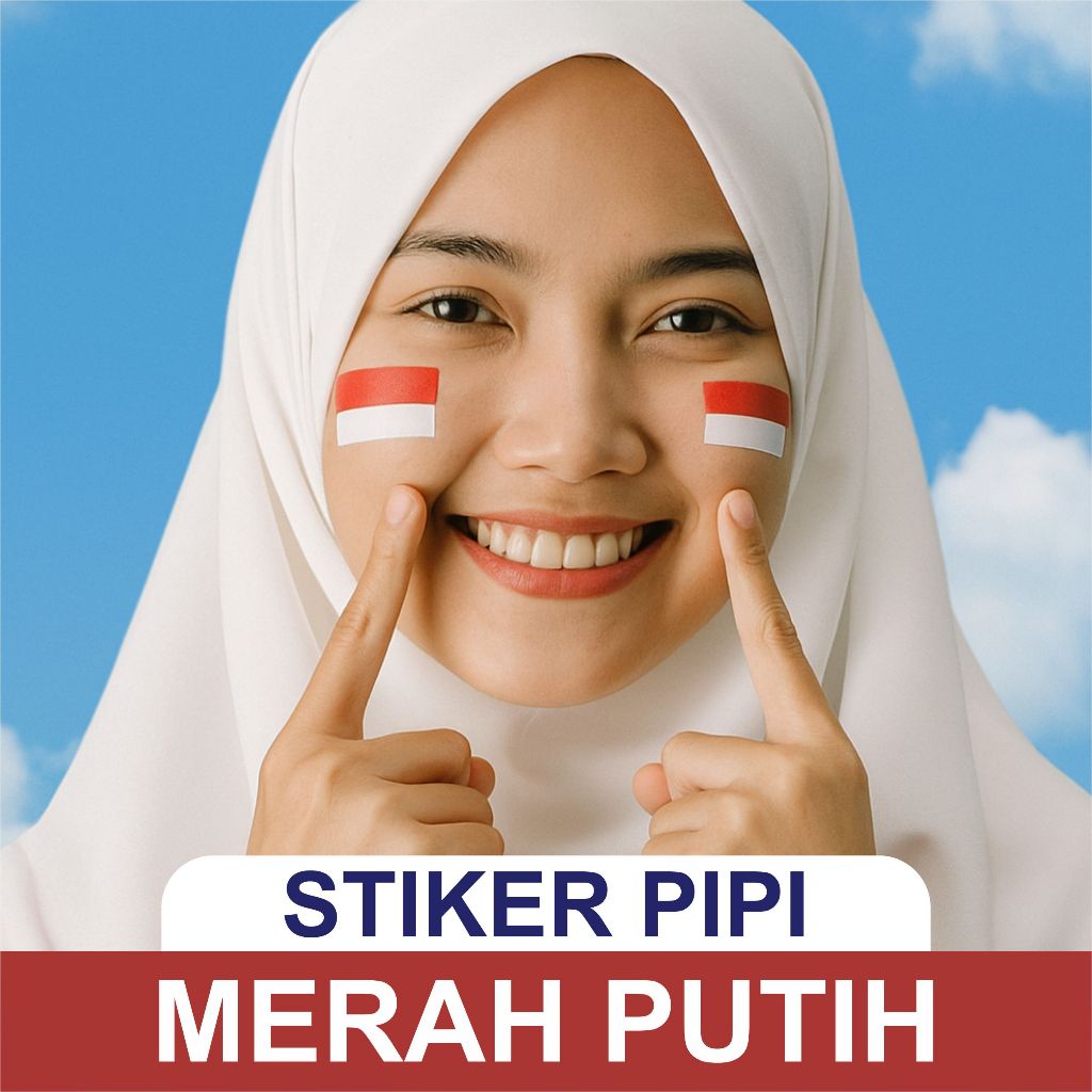 

stiker pipi bendera merah putih kemerdekaan indonesia | sticker supporter timnas | agustusan