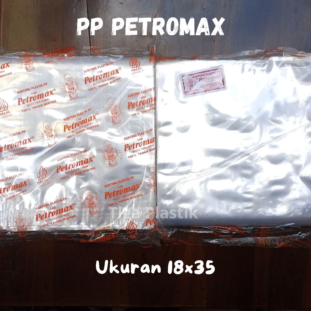 Plastik PP Bening Petromax 18x35
